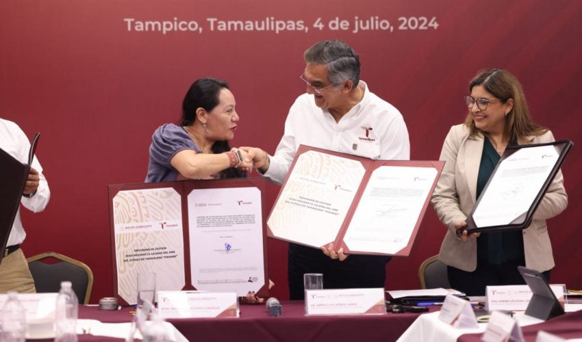 Gobierno estatal y SEMARNAT implementan ProAire&nbsp;Tamaulipas