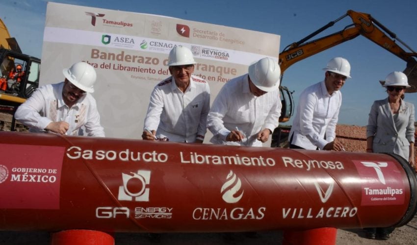Inicia Américo construcción de gasoducto Libramiento en Reynosa; Tamaulipas se confirma como referente&nbsp;energético