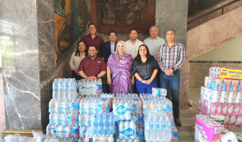 Dona Secretaría de Finanzas apoyos alimentarios a familias afectadas por&nbsp;lluvias