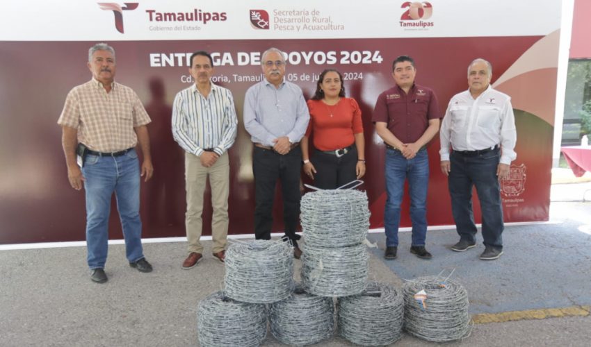 Apoya Desarrollo Rural a productores con material para cercos&nbsp;perimetrales