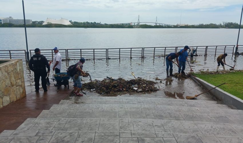 Guardia Estatal mantiene vigilancia tras desborde de Laguna del&nbsp;Carpintero