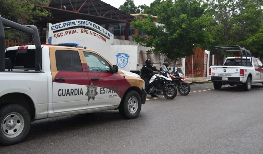 Operativo Escuela Segura mantendrá vigilancia en planteles durante periodo&nbsp;vacacional