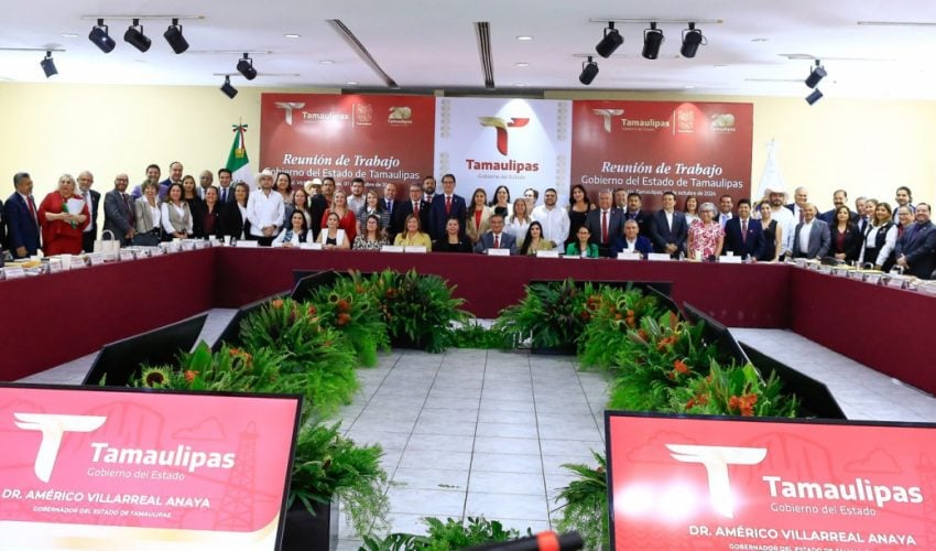 Convoca Américo a las y los alcaldes a trabajar en unidad para fortalecer la grandeza de&nbsp;Tamaulipas