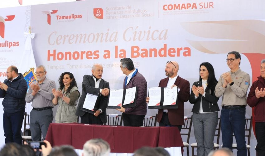 Acuerdan Estado e industriales tratar aguas residuales en el sur de&nbsp;Tamaulipas