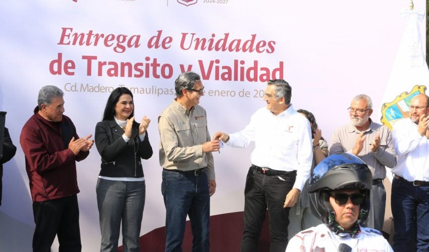 Inaugura Américo Museo de Geología y entrega parque vehicular a Tránsito en Ciudad&nbsp;Madero