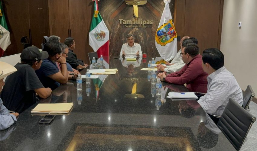 “Estoy del lado de ustedes”: Américo Villarreal a representantes ejidales de&nbsp;Llera