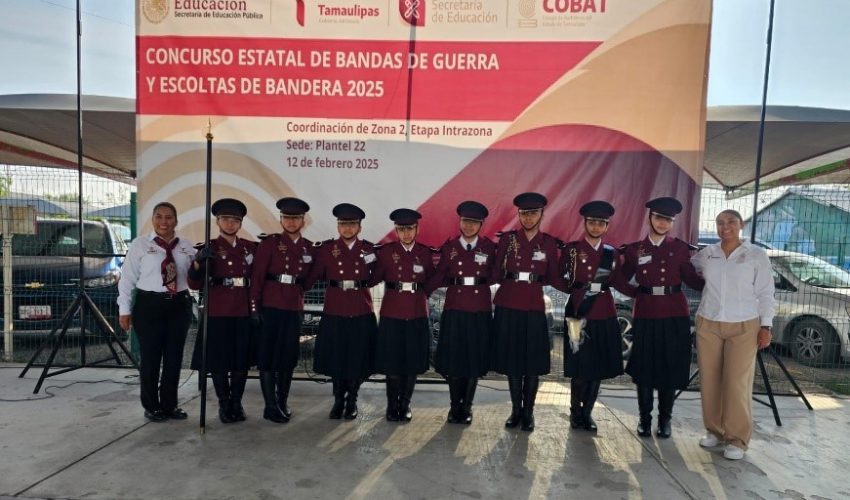 Realiza COBAT concursos regionales de escoltas y bandas de&nbsp;guerra