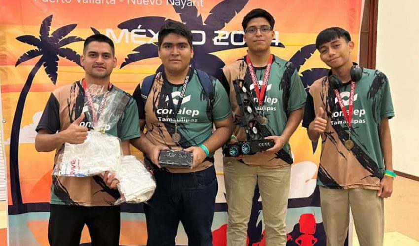 Ganan acreditación estudiantes de CONALEP Tamaulipas a campeonato de robótica en&nbsp;China