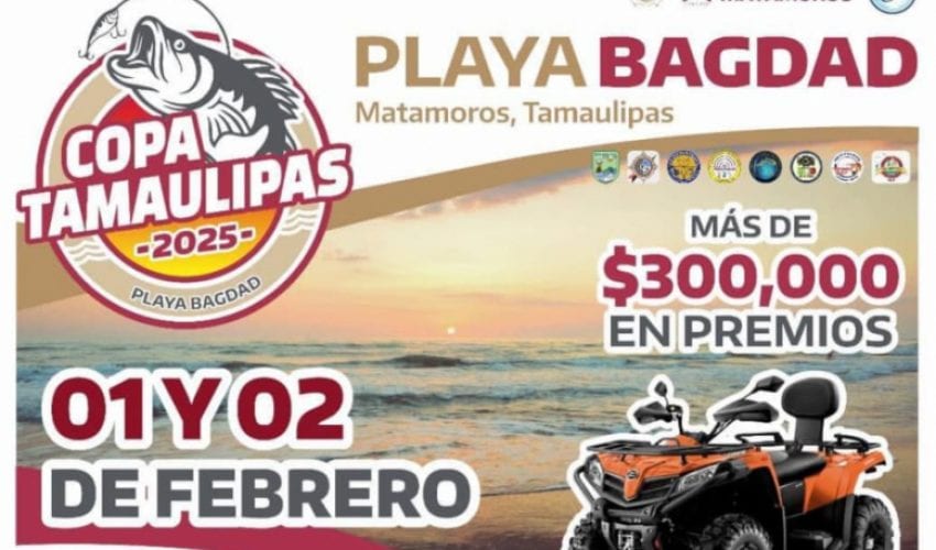 Arranca Copa Tamaulipas 2025 con torneo de pesca en Playa&nbsp;Bagdad