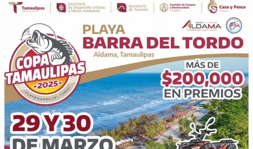 Preparen cañas; anuncian torneo de pesca en Barra del&nbsp;Tordo