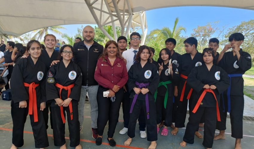 Participan jóvenes en torneo de arte marcial en Centro de Bienestar de Ciudad&nbsp;Madero