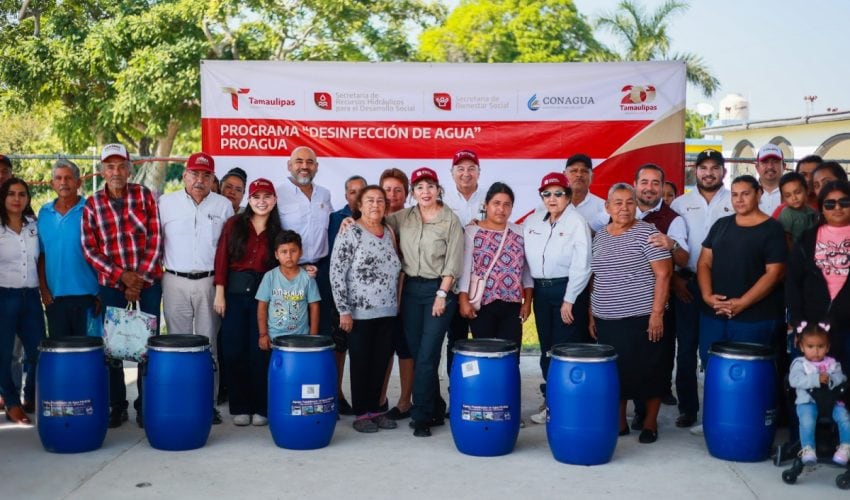 Entrega SEBIEN dispositivos de filtración de agua en&nbsp;Altamira
