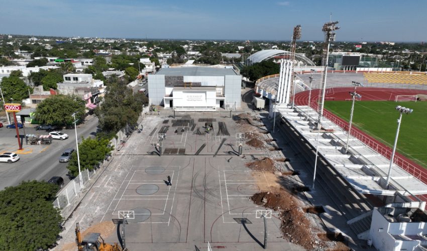 Con obra pública, se transforma la Unidad Deportiva “Adolfo Ruiz Cortines” de Ciudad&nbsp;Victoria