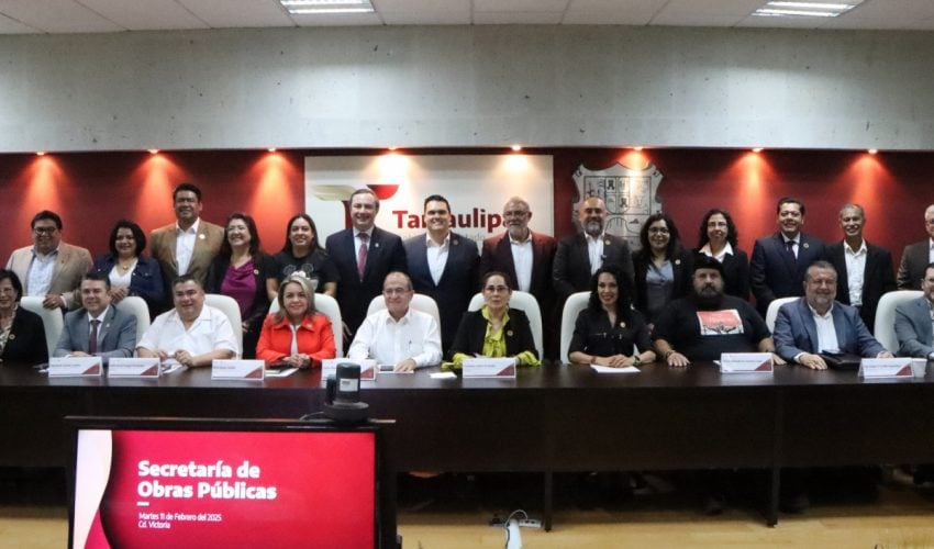 Hacen sinergia Obras Públicas, diputadas y diputados por la transformación de&nbsp;Tamaulipas