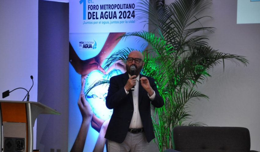 Participa secretario de Recursos Hidráulicos en 1er Foro Metropolitano del Agua&nbsp;2024