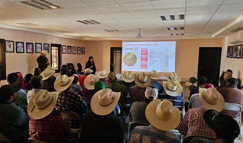 Capacitan a delegados municipales sobre prevención de incendios&nbsp;forestales