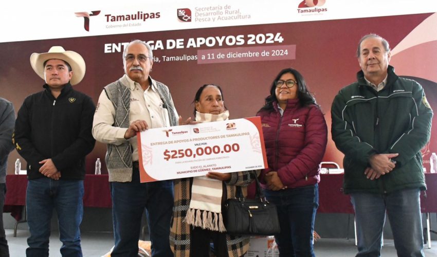Entrega Desarrollo Rural apoyos a productores&nbsp;forestales
