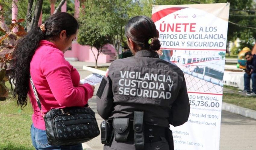 Implementa SSPT campaña de reclutamiento presencial y virtual para Cuerpos de Vigilancia, Custodia y&nbsp;Seguridad