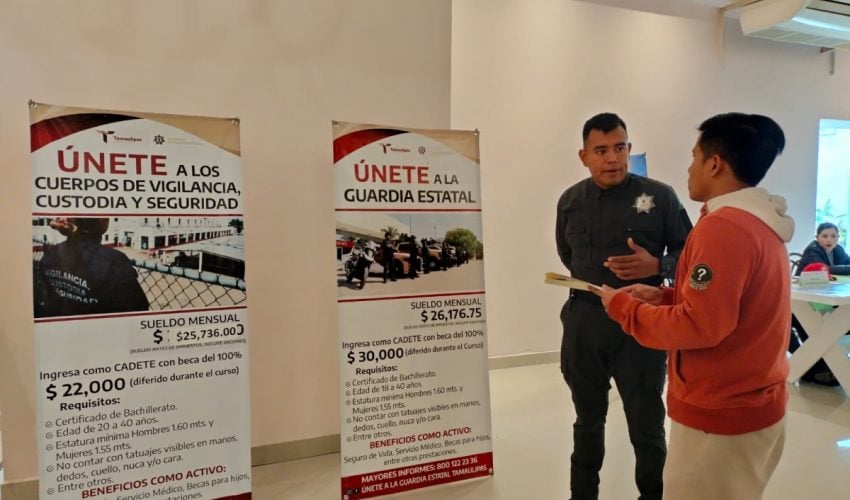 Entidades vecinas de Tamaulipas muestran interés por pertenecer a Guardia&nbsp;Estatal