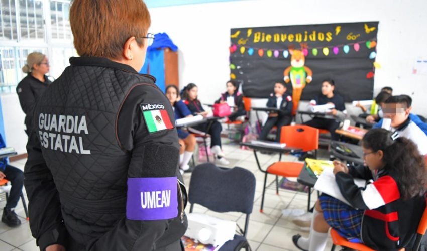 Destacan escuelas acciones de proximidad de la Guardia Estatal de&nbsp;Género