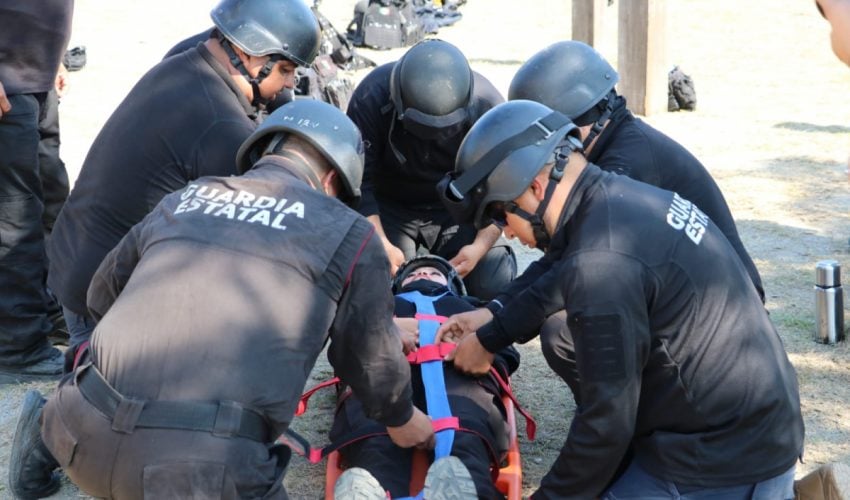 Concluye Guardia Estatal primer bloque del Curso de Medicina Táctica Policial&nbsp;2025