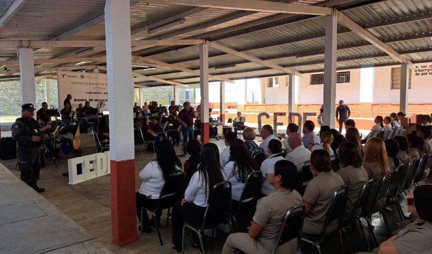 Ofrece Banda de Música del Estado de Tamaulipas por primera vez concierto al interior del CEDES&nbsp;Victoria