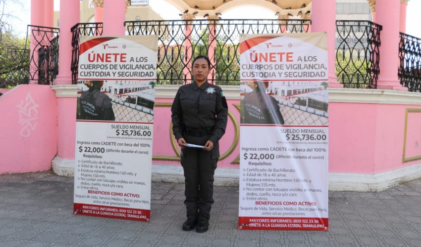 Fortalece SSPT convocatoria para el reclutamiento de custodios&nbsp;penitenciarios