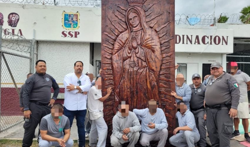 Elaboran PPLs imagen monumental de la Virgen de&nbsp;Guadalupe