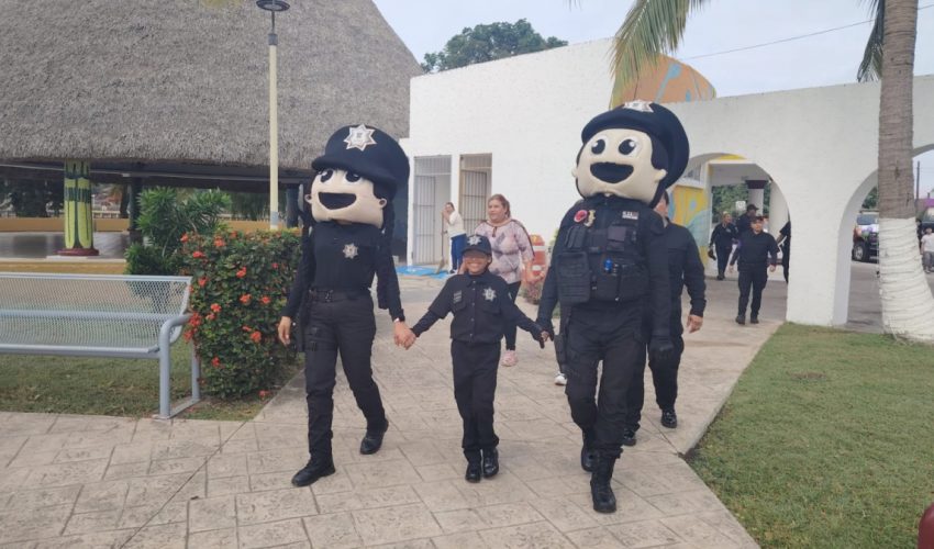 Guardia Estatal de la Zona Sur cumple a menor el sueño de ser “Policía por un&nbsp;Día”