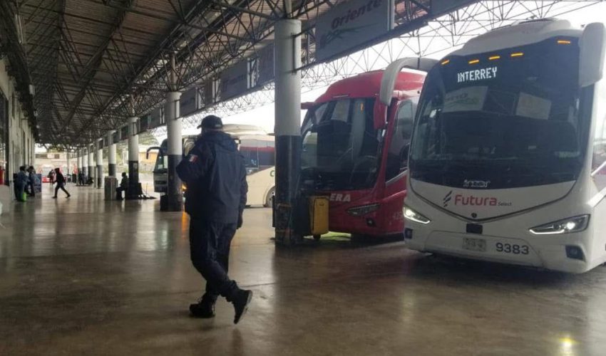 Mantiene Guardia Estatal  vigilancia en Centrales de Autobuses de&nbsp;Tamaulipas