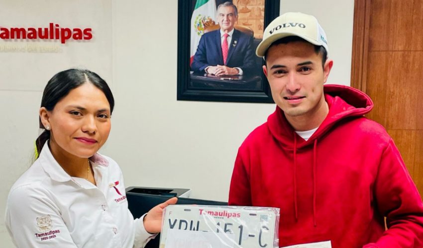 Facilitan pago de derechos vehiculares y entrega de placas para tamaulipecos que radican en Nuevo&nbsp;León