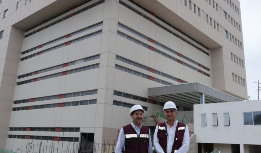 Constatan Américo Villarreal y Martí Batres obra del nuevo hospital del ISSSTE en&nbsp;Tampico