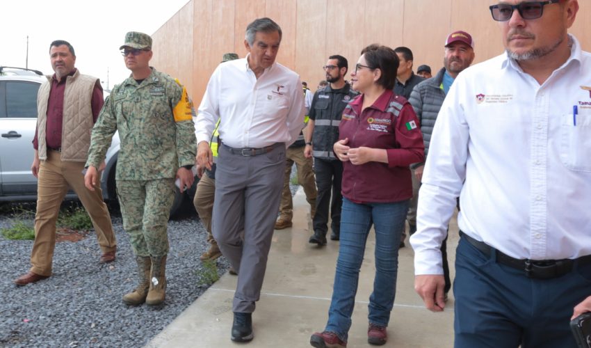 Coordinan Gobierno de Tamaulipas y Federación atención a familias afectadas por lluvias en Reynosa y zona&nbsp;fronteriza