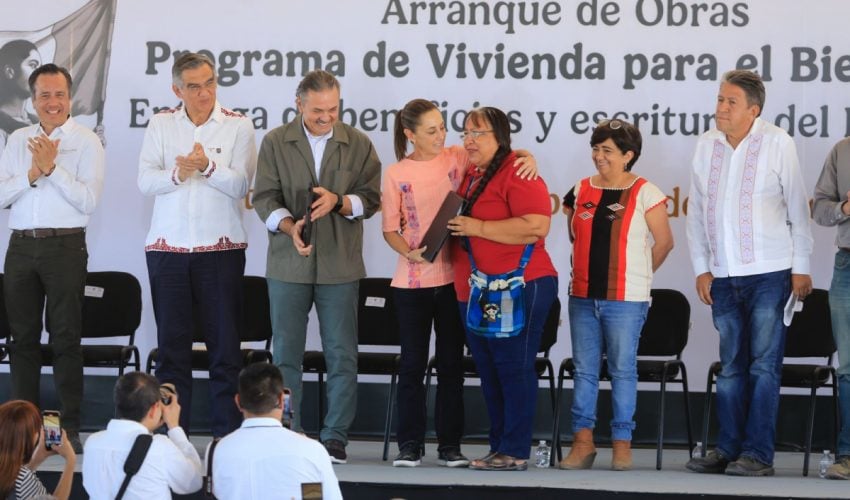 «La vivienda ha dejado de ser una mercancía»: Claudia&nbsp;Sheinbaum