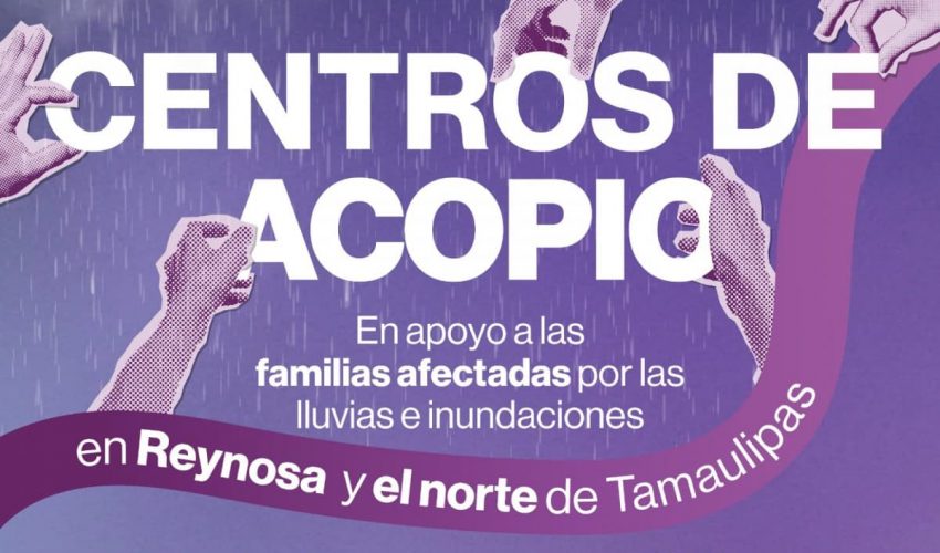 DIF Tamaulipas activa centros de acopio para apoyar a familias afectadas por lluvias e inundaciones en la&nbsp;frontera