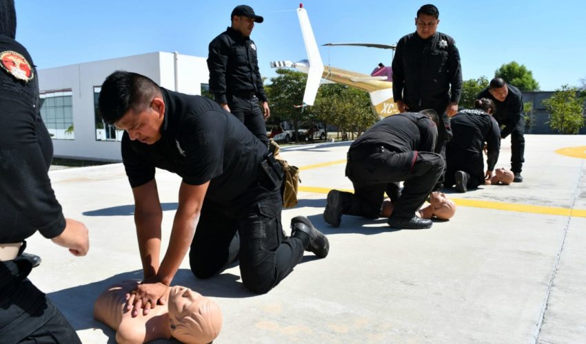 Imparte CRUM curso de certificación en atención prehospitalaria a elementos de la Guardia&nbsp;Estatal