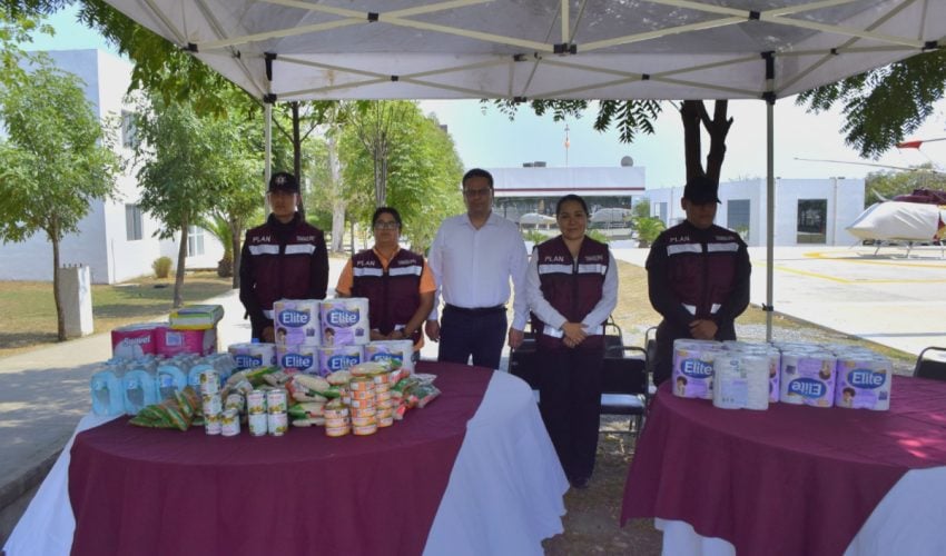 Se suma SSPT con donativos para población afectada por inundaciones en la&nbsp;frontera
