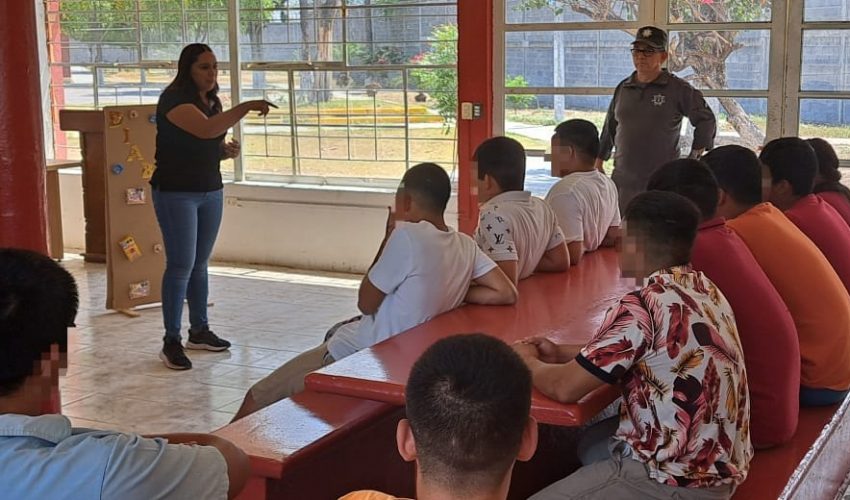 SSPT orienta a adolescentes en internamiento para prevenir enfermedades crónico&nbsp;degenerativas