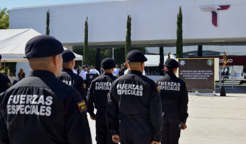 Recibe SSPT a integrantes del octavo escalón del Curso de Fuerzas Especiales de la Guardia&nbsp;Estatal