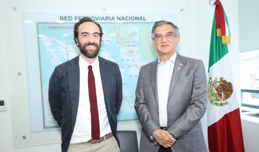 Afinan Américo Villarreal y Andrés Lajous rutas ferroviarias de&nbsp;Tamaulipas