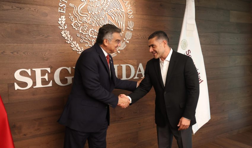 Presenta gobernador avances de seguridad en Tamaulipas a García&nbsp;Harfuch