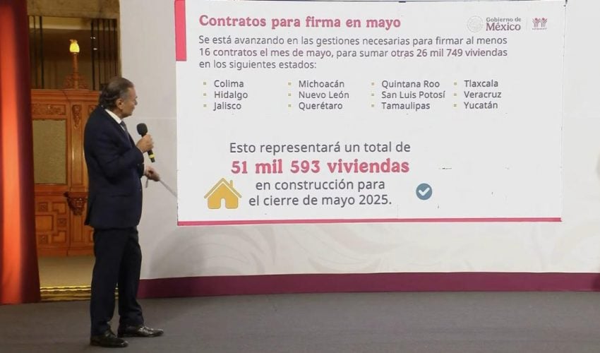 Tamaulipas, tercer estado en el que se construye mayor número de viviendas:&nbsp;Infonavit