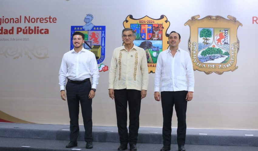 Acuerdan Tamaulipas, Nuevo León y Coahuila reforzar seguridad fronteriza e&nbsp;interestatal
