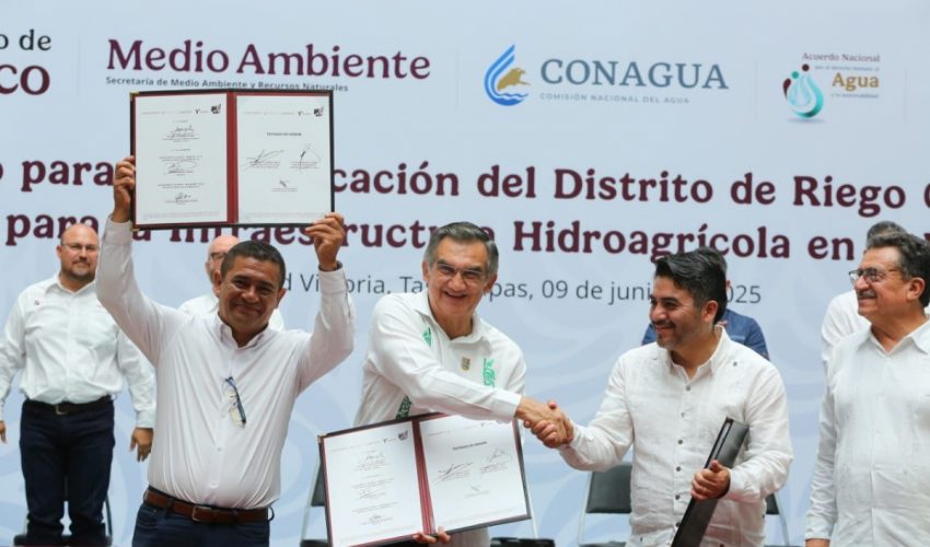 Suscriben modernización del campo&nbsp;tamaulipeco