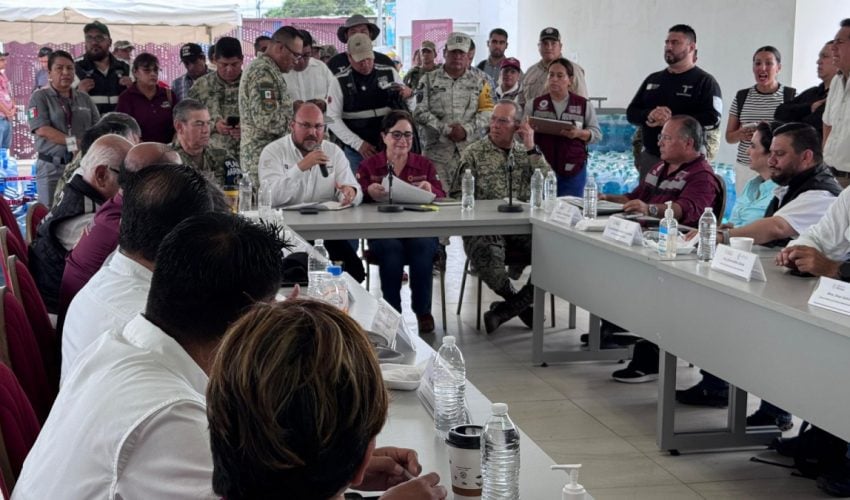 Inicia descenso de niveles de agua en la zona sur de Tamaulipas; autoridades refuerzan atención a población&nbsp;afectada