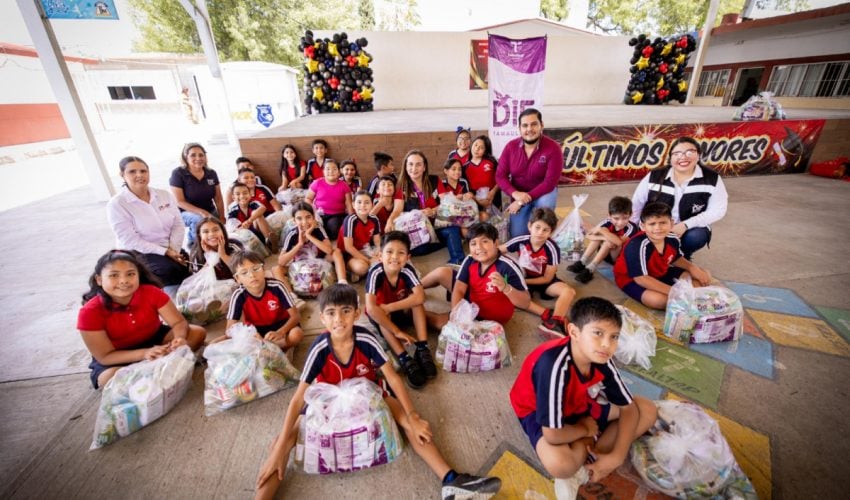 Entrega DIF Tamaulipas más de 104 mil dotaciones de verano del programa Desayunos&nbsp;Escolares