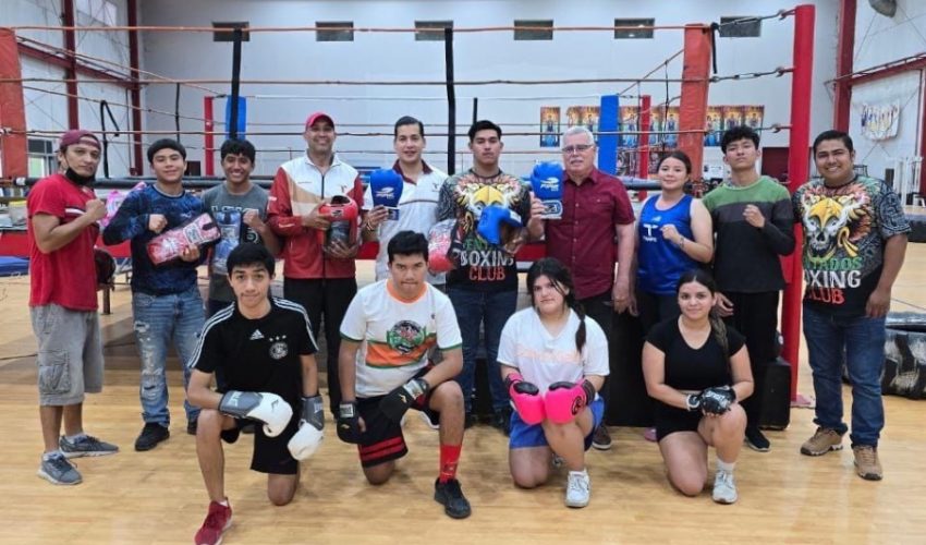 Visita director del INDE Tamaulipas a deportistas de&nbsp;Matamoros