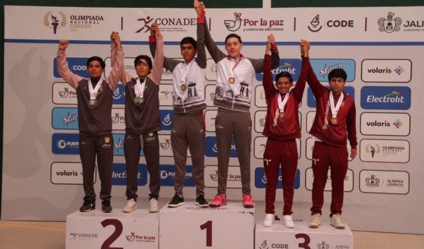Buena cosecha de medallas para Tamaulipas en frontón durante la Olimpiada Nacional CONADE&nbsp;2025