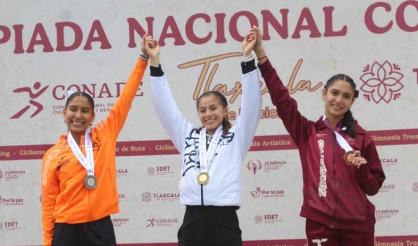 Mariela González gana medalla de bronce para Tamaulipas en los 100 metros de la Olimpiada&nbsp;Nacional