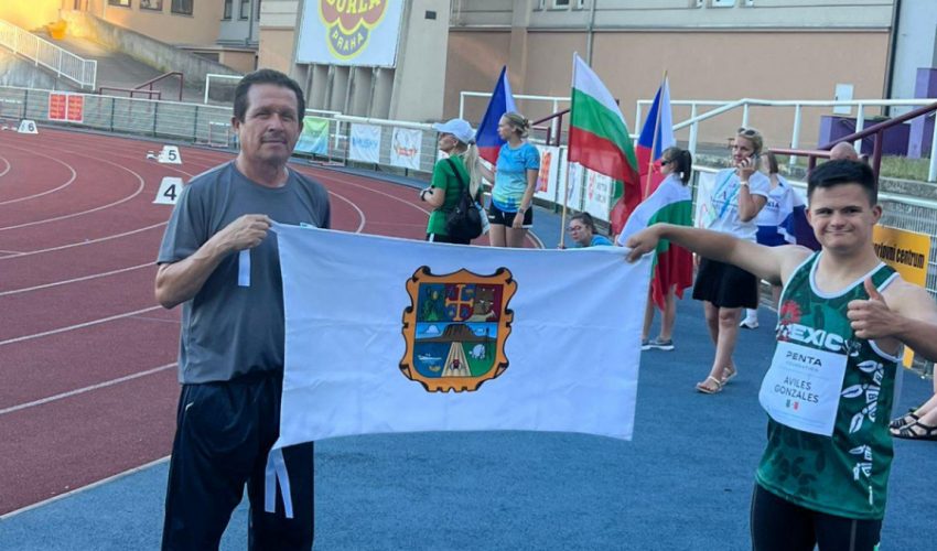 Alex “La Flecha” Avilés rompe récord mundial y se corona doble campeón en el Abierto Europeo de Atletismo para atletas con Síndrome de&nbsp;Down